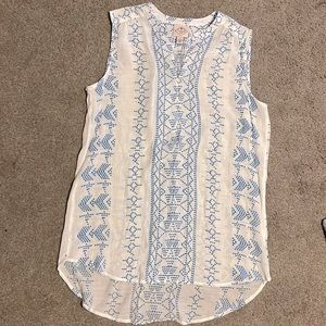 St. John’s bay sleeveless top